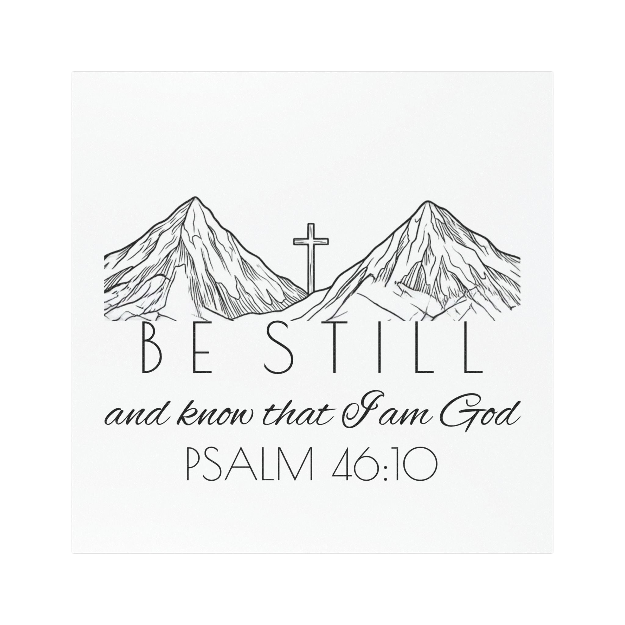 Car Magnet - Be Still & Know