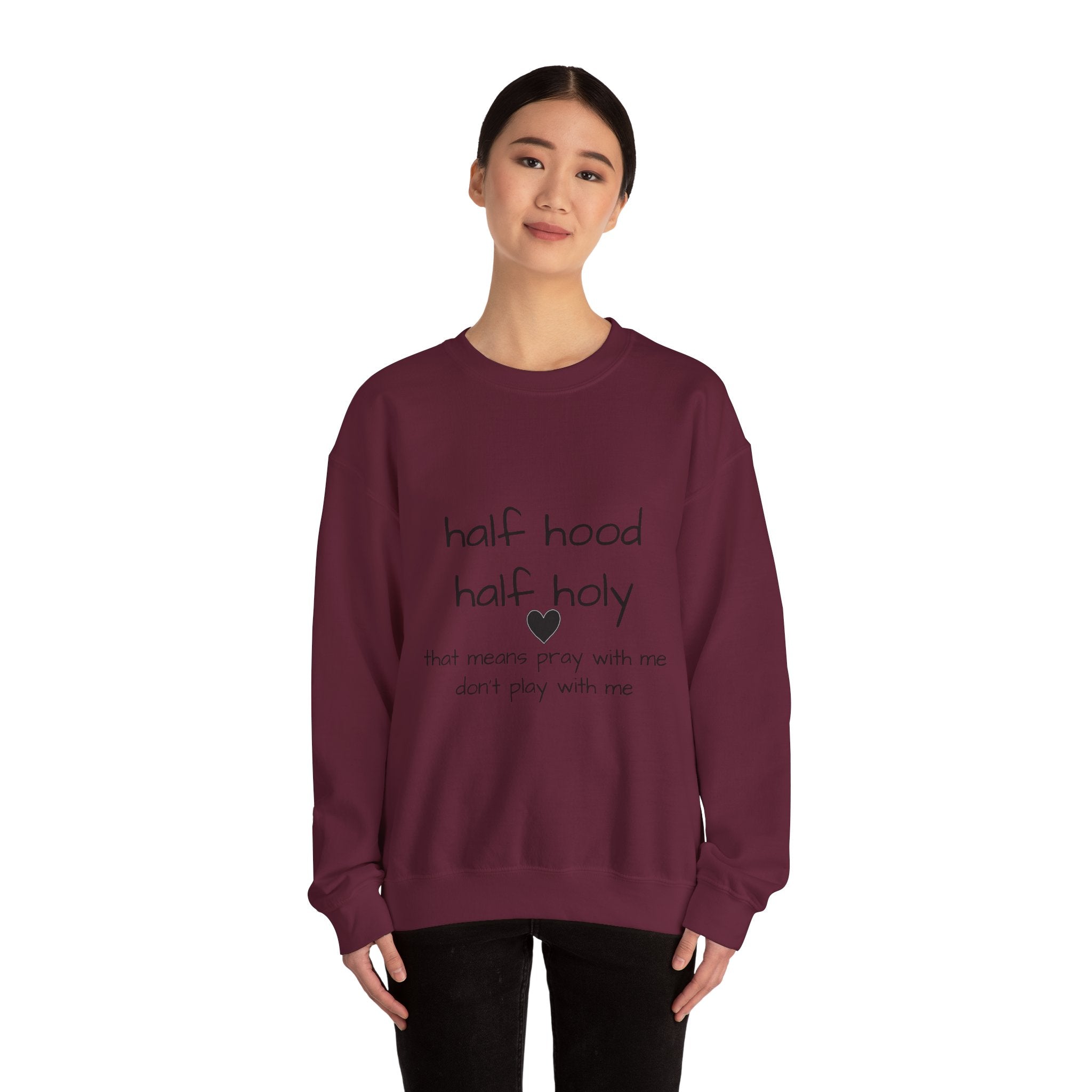 Heavy Blend™ Crewneck Sweatshirt - Half & Half