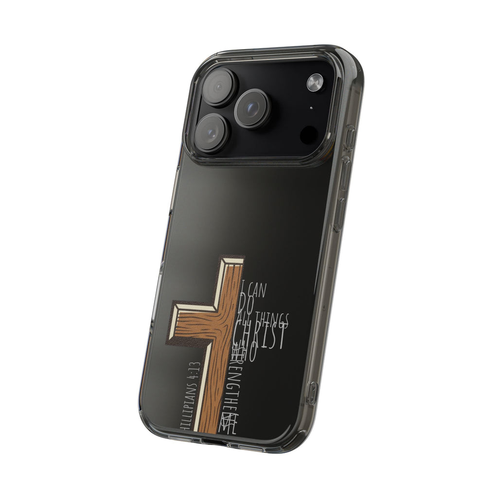 Clear Impact-Resistant Case - I Can Do All Things