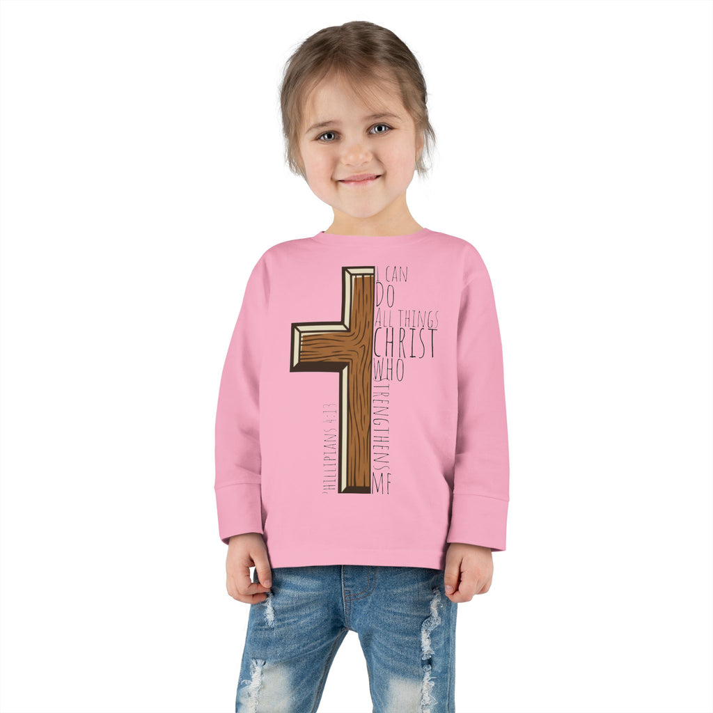 Toddler Long Sleeve Tee - I can do all things