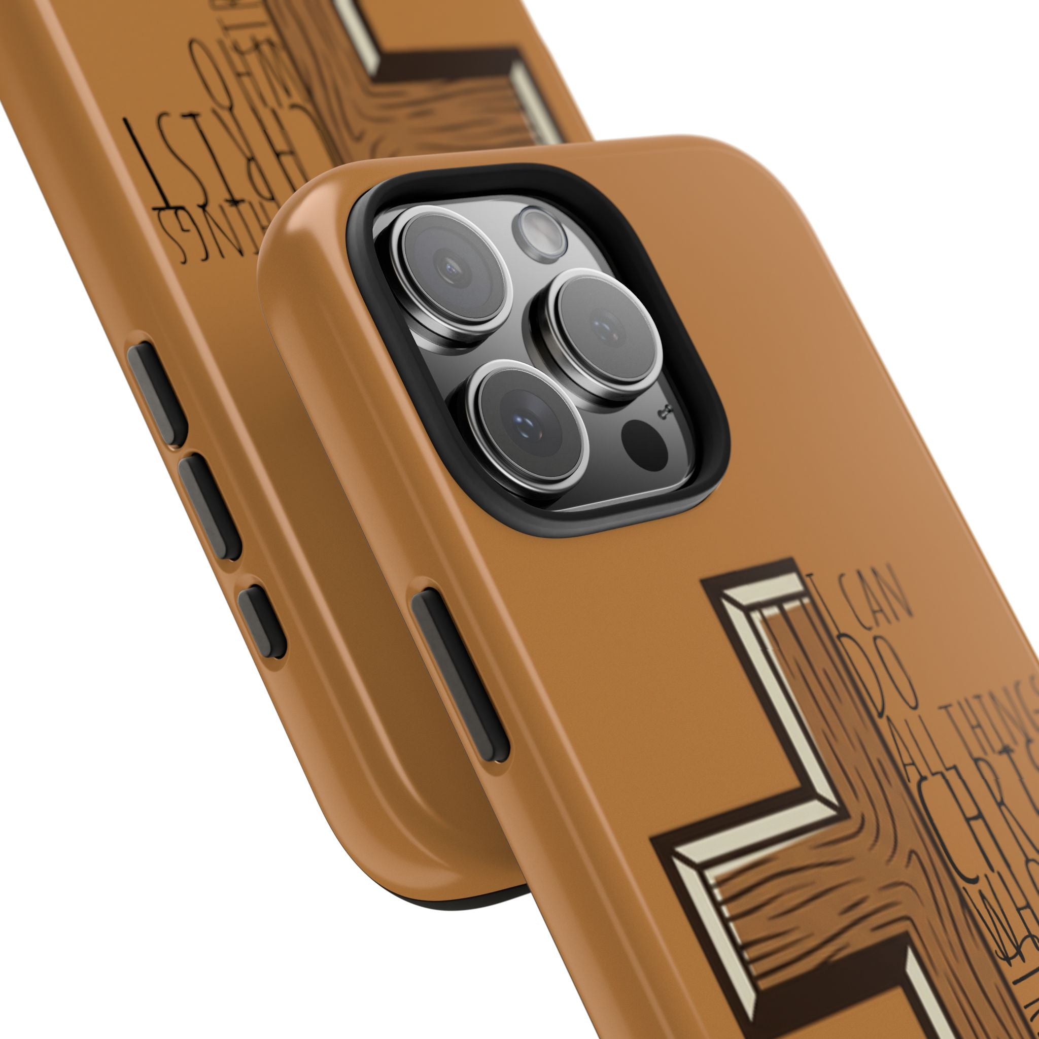 Tough Phone Case - I Can Do All Things (brown)
