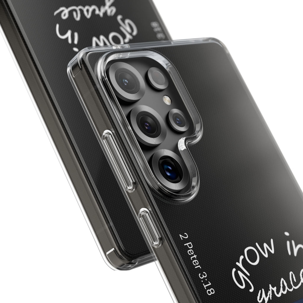 Clear Impact-Resistant Case - Grow in Grace