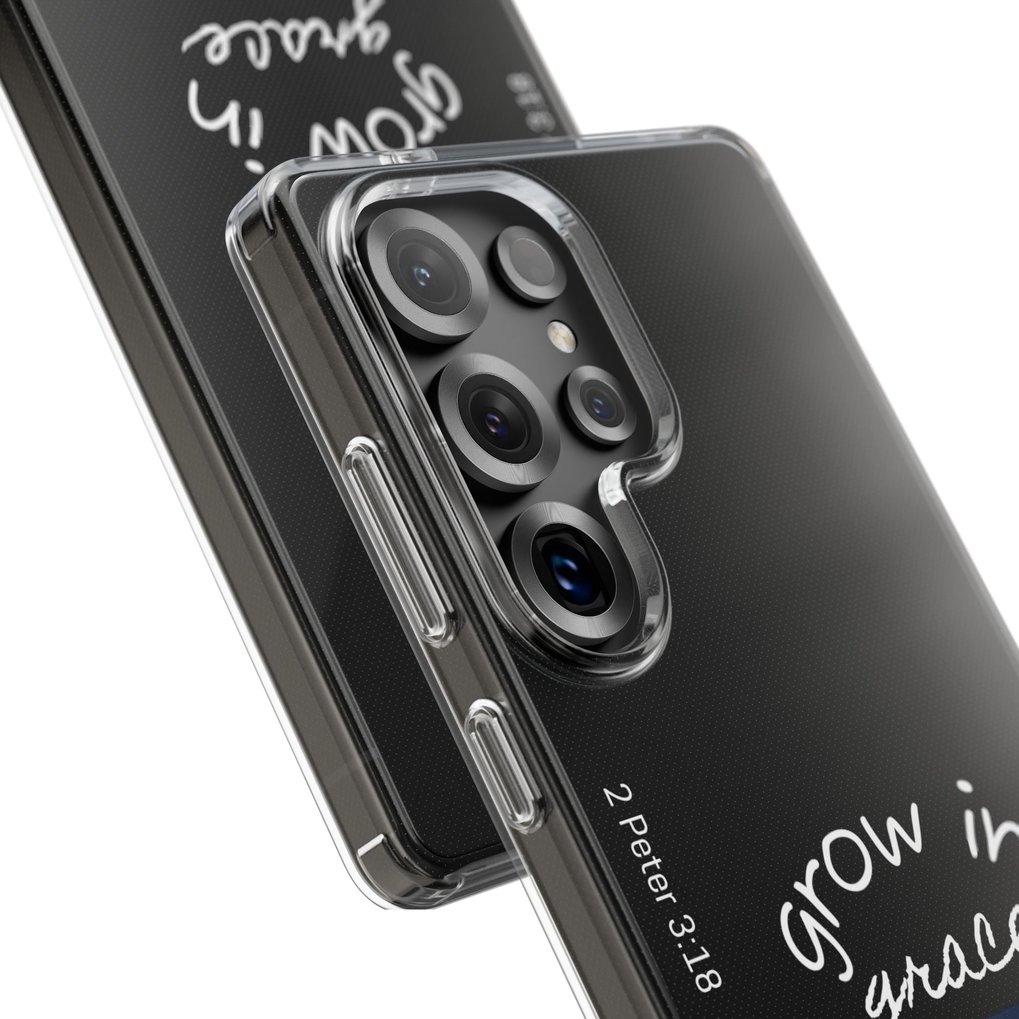 Clear Impact-Resistant Case - Grow in Grace