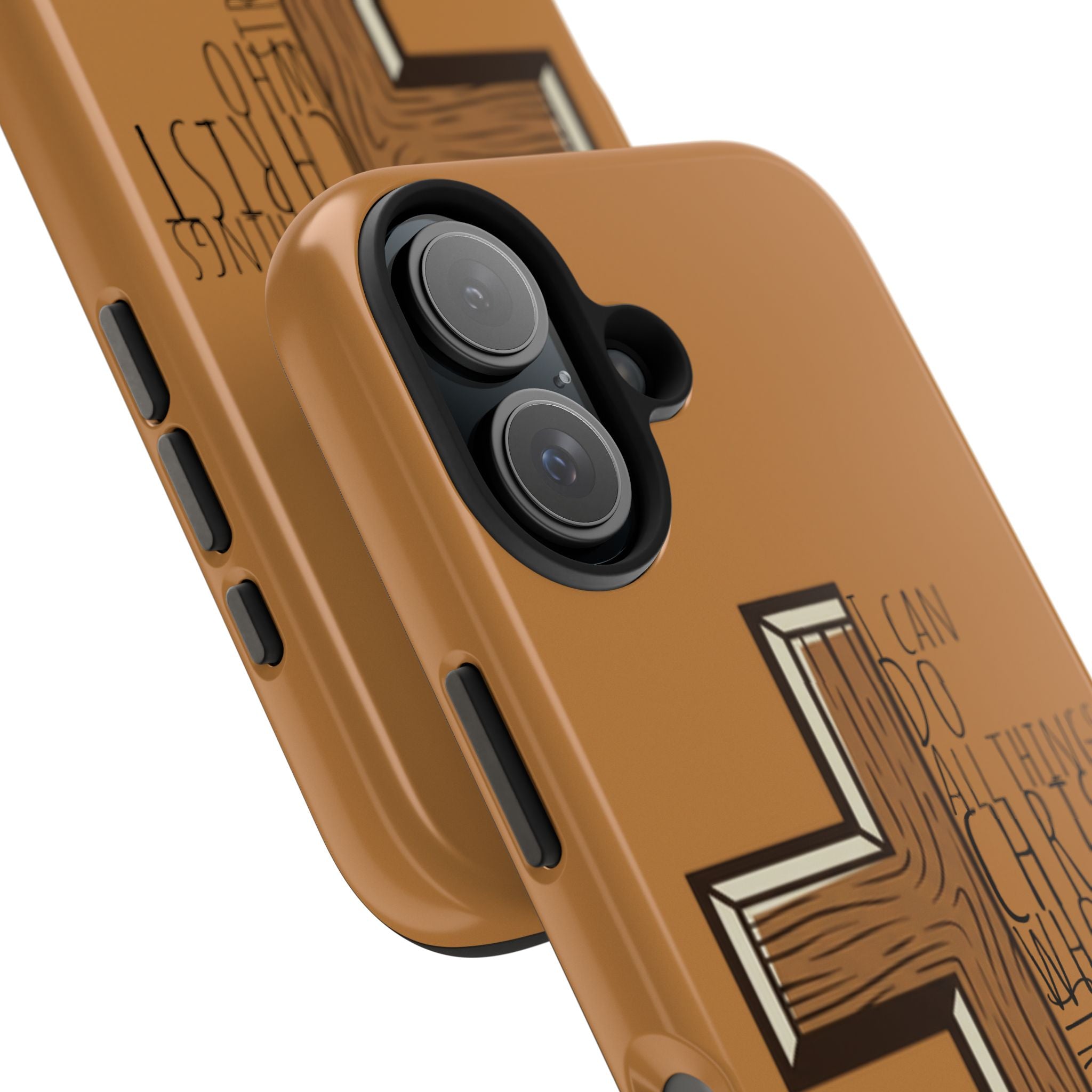 Tough Phone Case - I Can Do All Things (brown)