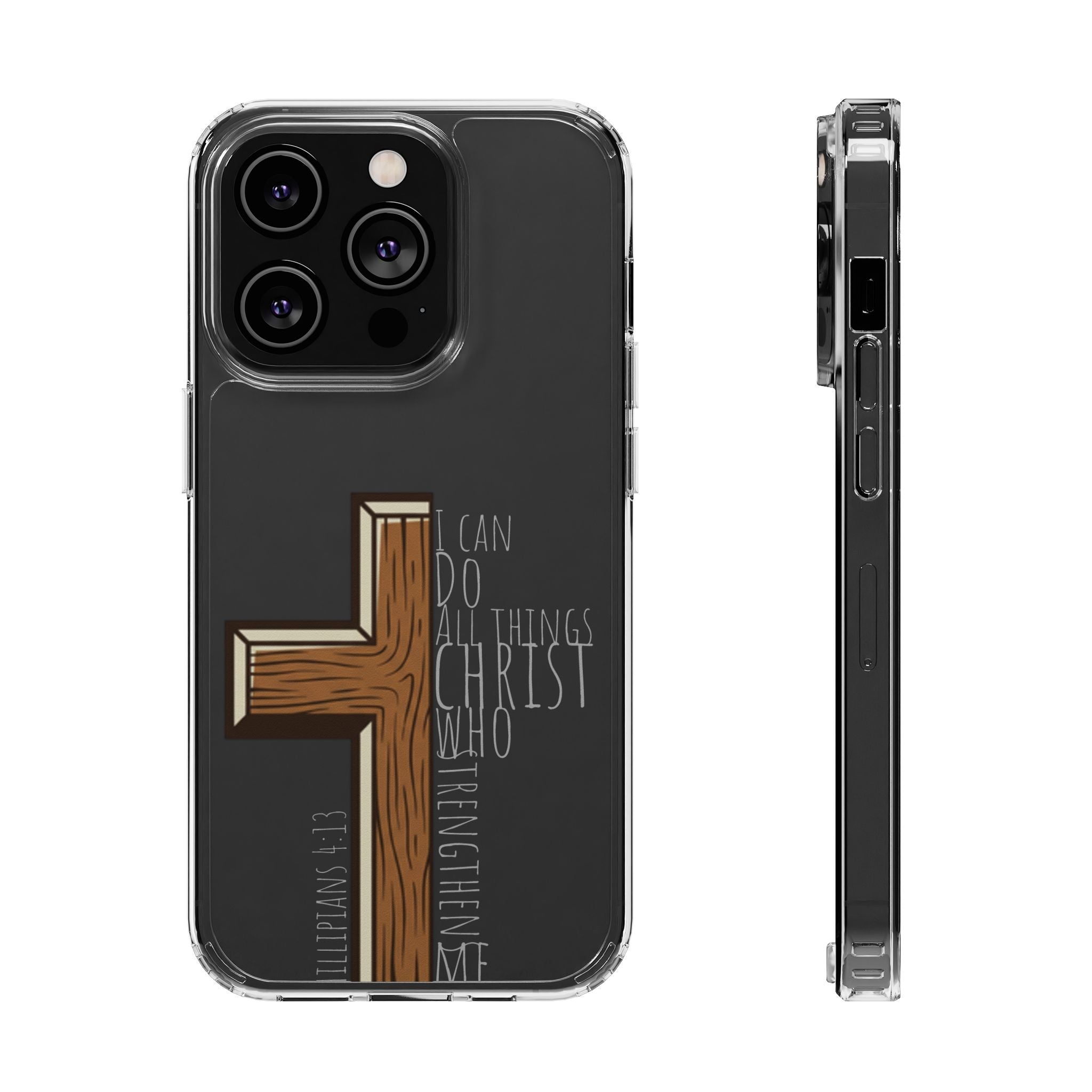 Clear Impact-Resistant Case - I Can Do All Things