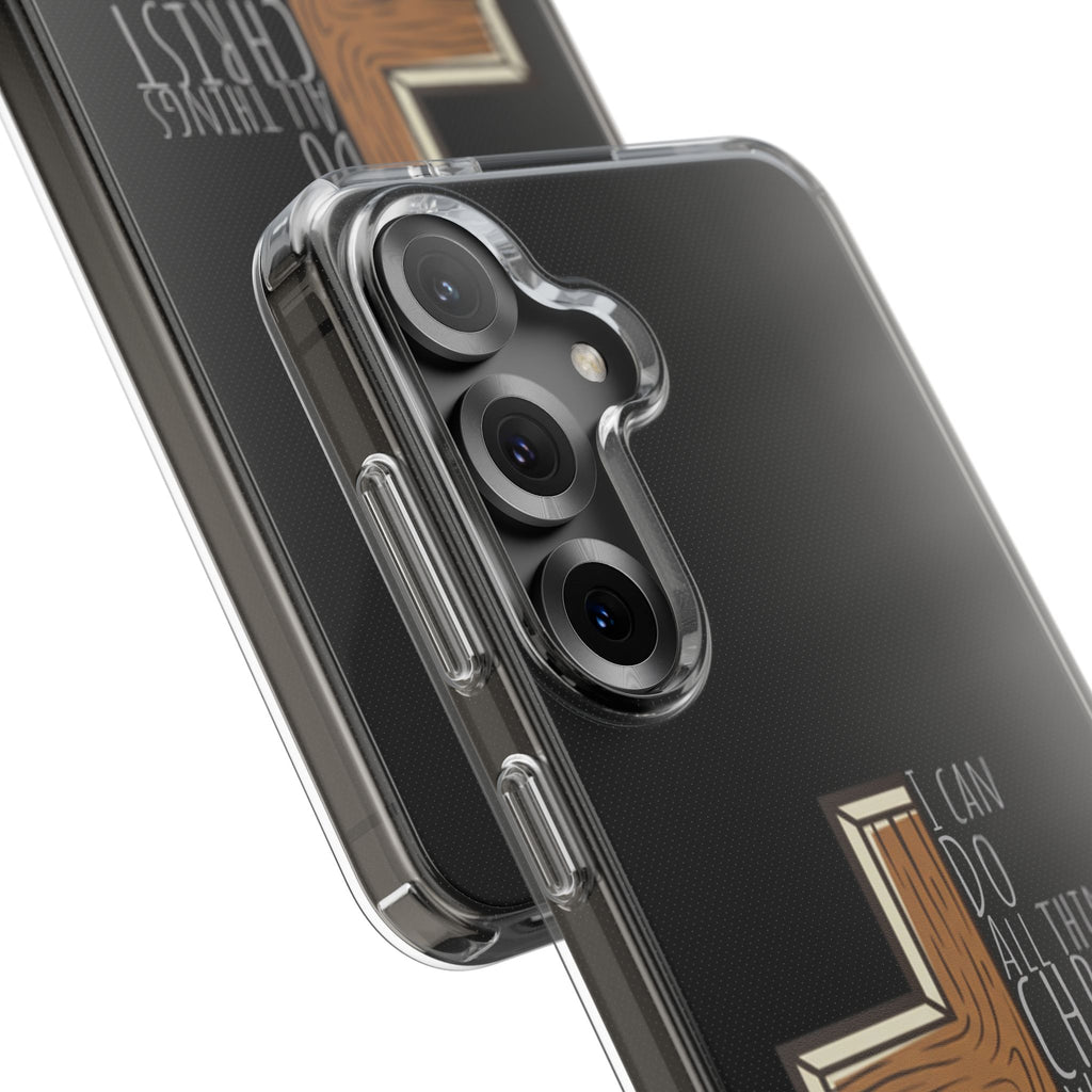 Clear Impact-Resistant Case - I Can Do All Things