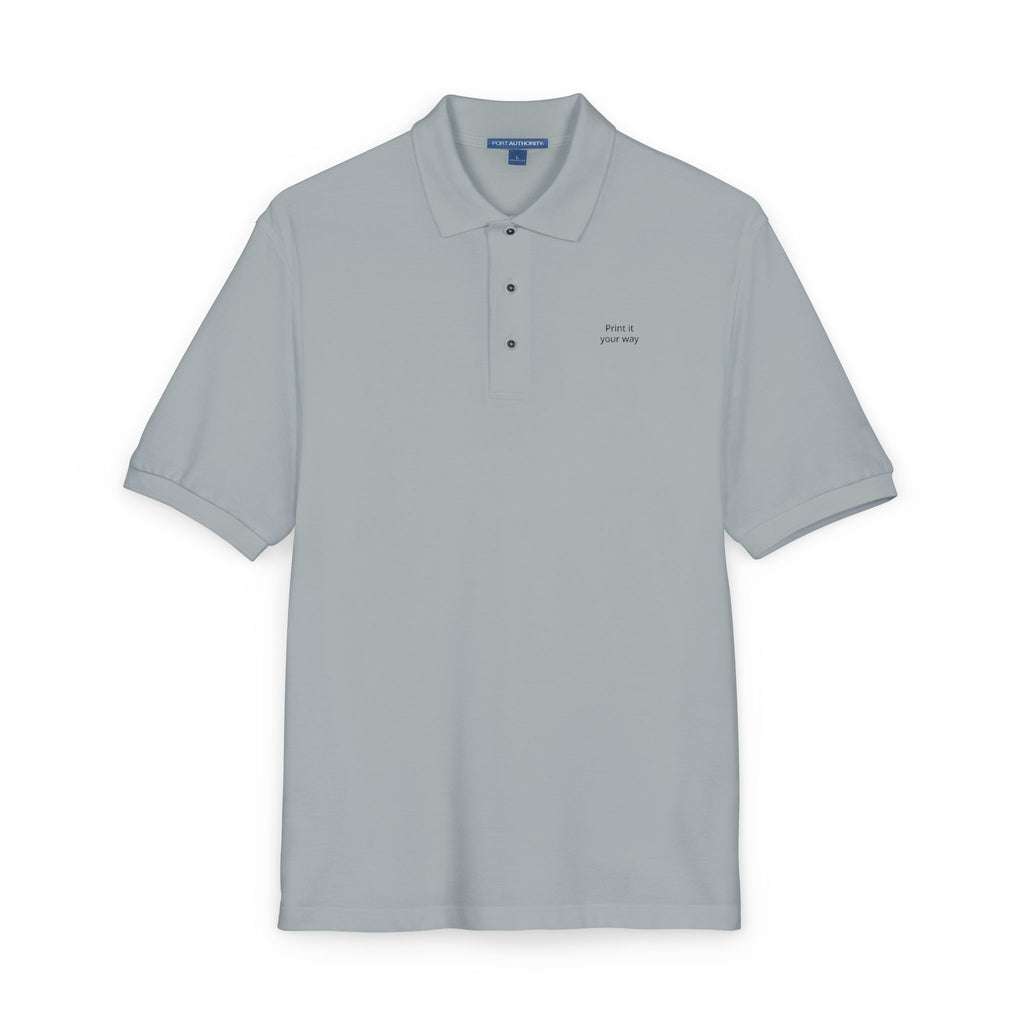 Unisex Polo Shirt (Embroidery) - Business Name Custom