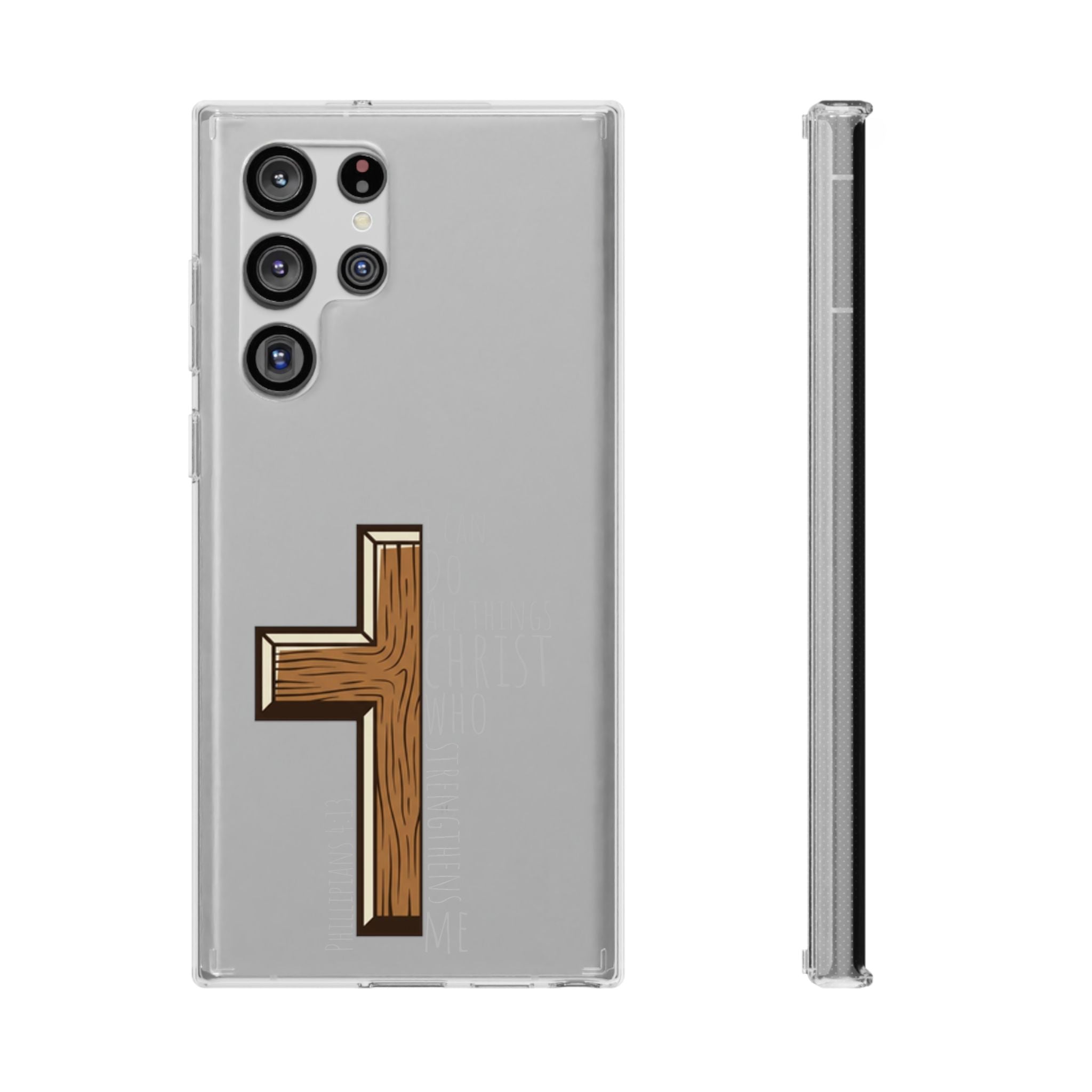 Clear Impact-Resistant Case - I Can Do All Things
