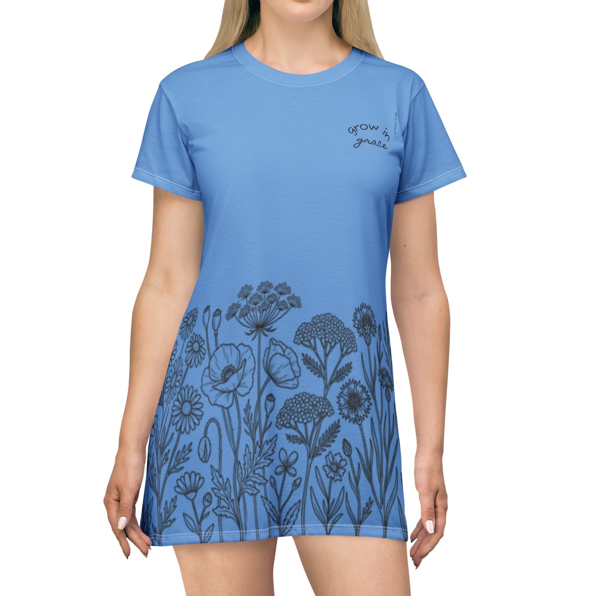 T-Shirt Dress - Grow in Grace