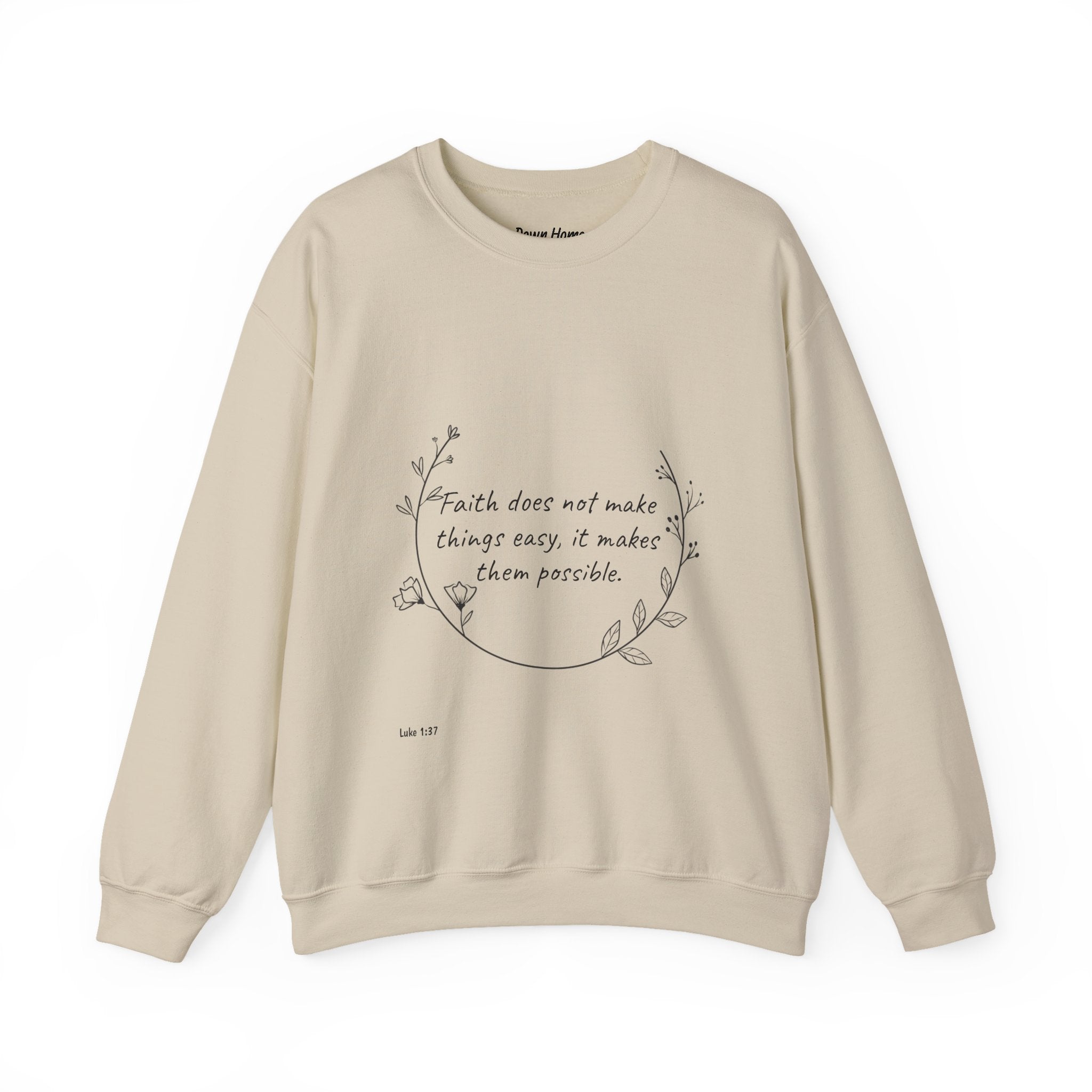 Heavy Blend™ Crewneck Sweatshirt - Luke 1:37