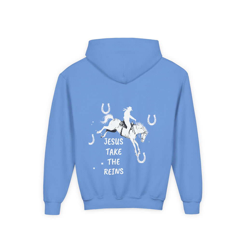 Youth Heavy Blend Hooded Sweatshirt - Take the Reins