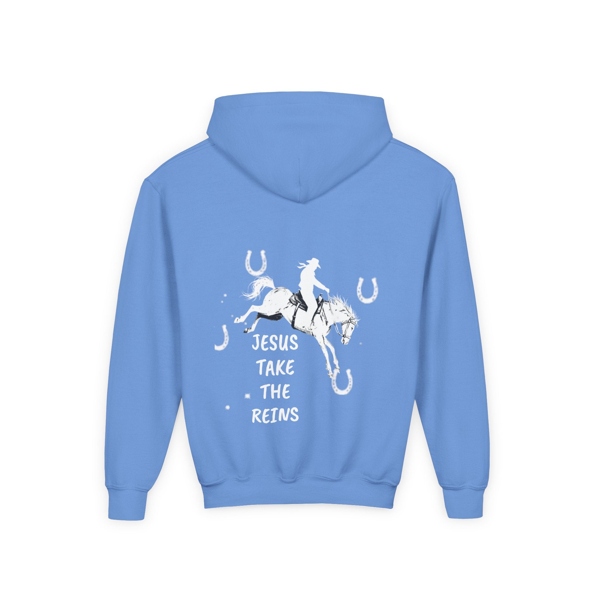 Youth Heavy Blend Hooded Sweatshirt - Take the Reins