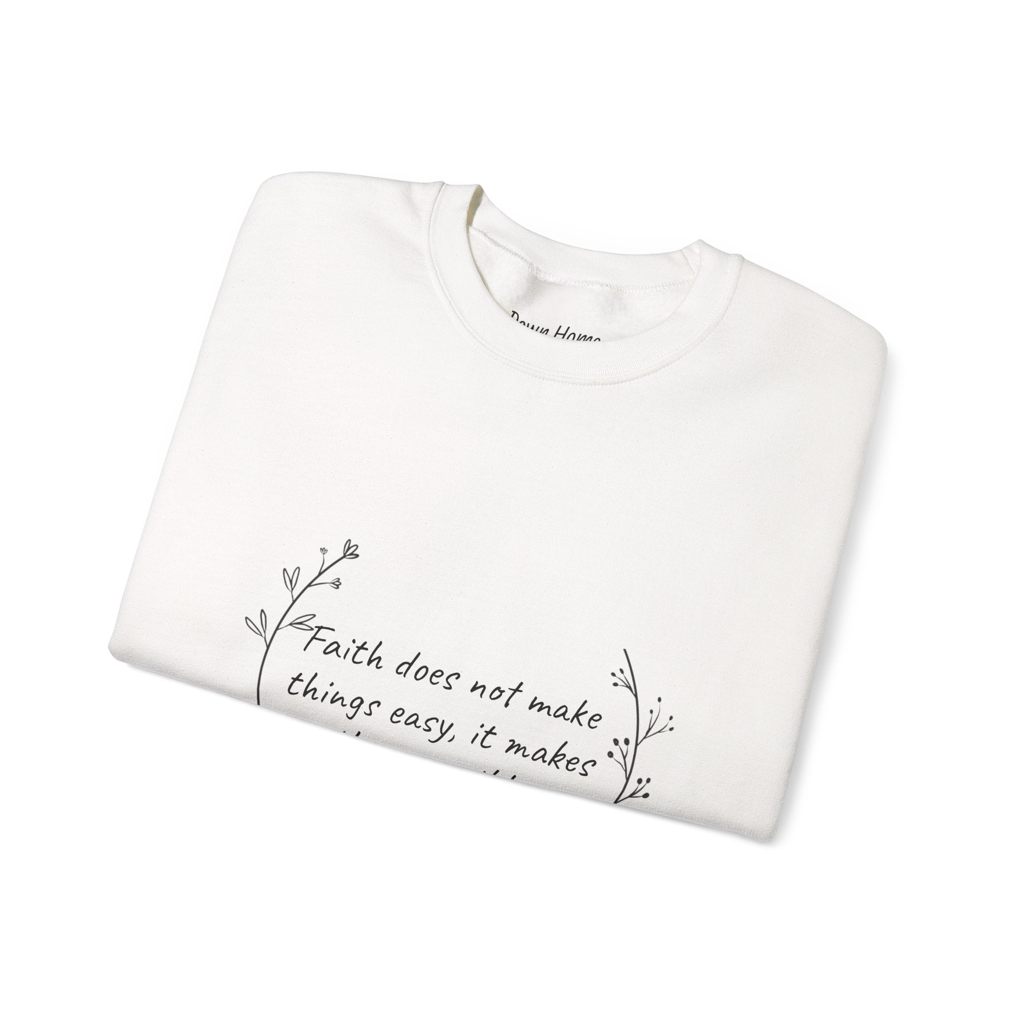 Heavy Blend™ Crewneck Sweatshirt - Luke 1:37