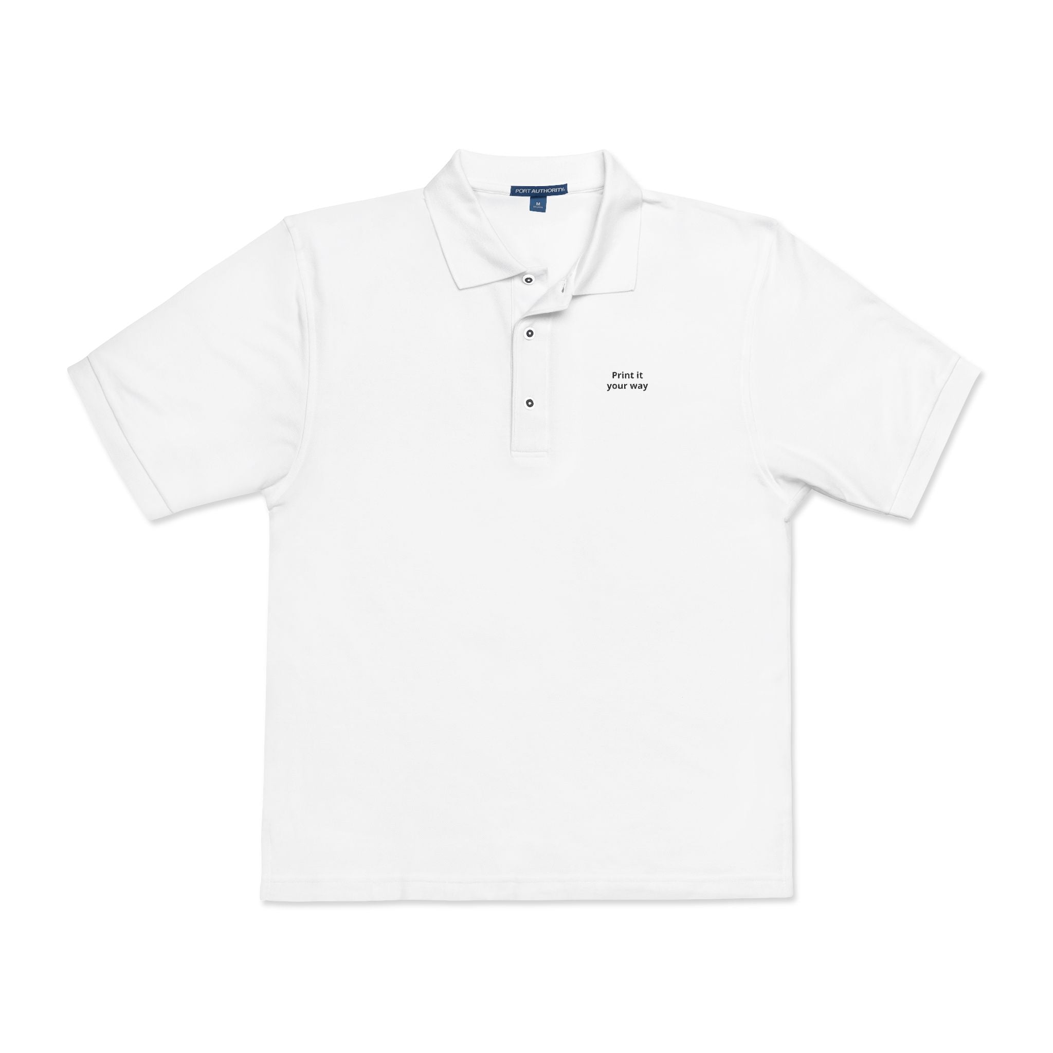Unisex Polo Shirt (Embroidery) - Business Name Custom