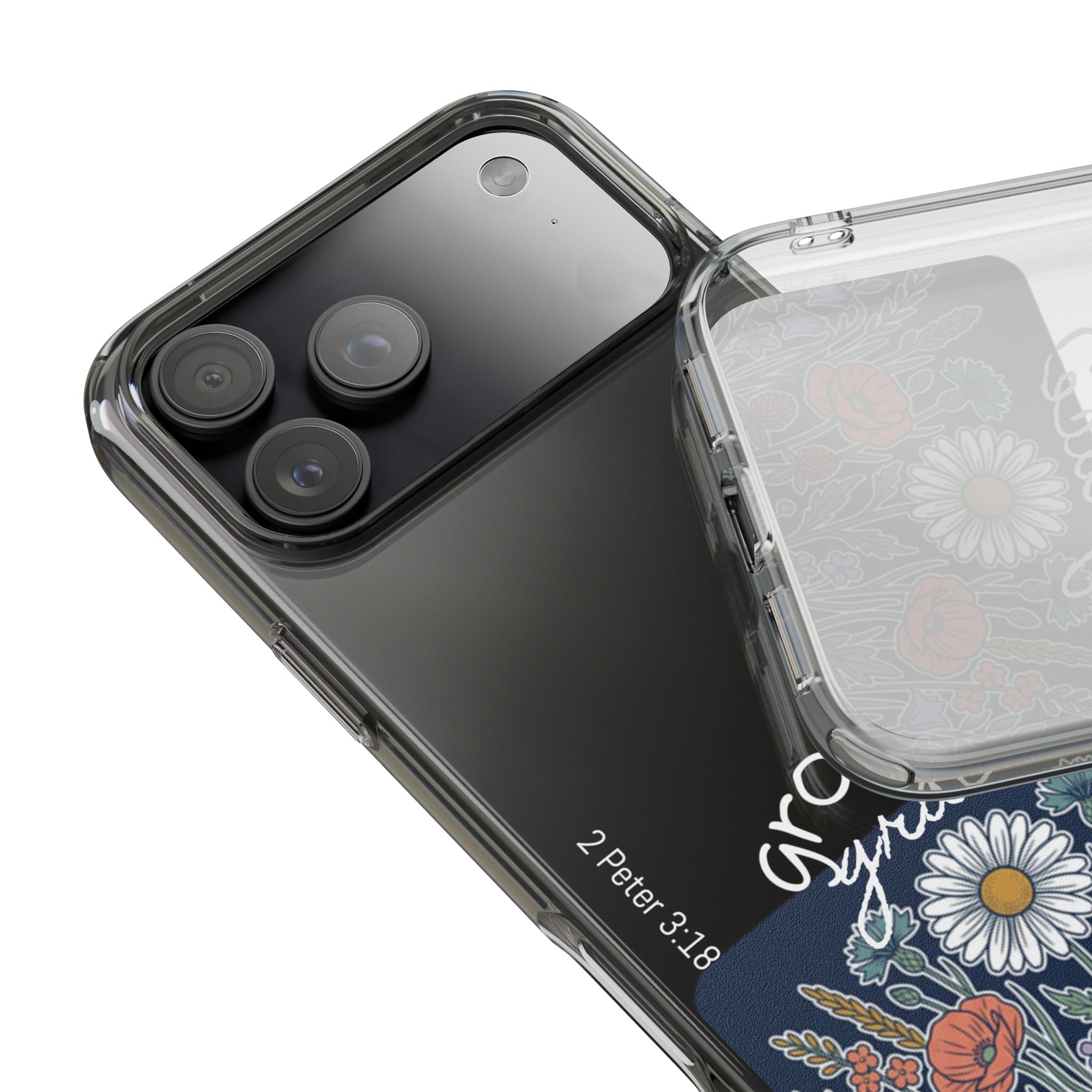 Clear Impact-Resistant Case - Grow in Grace