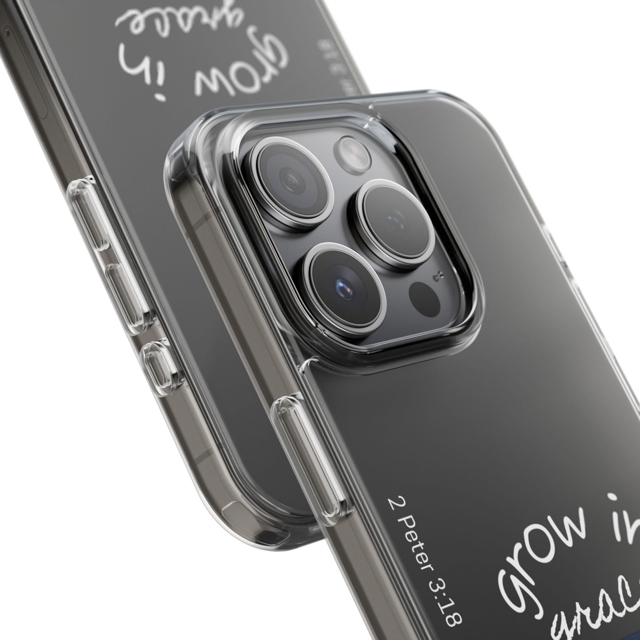 Clear Impact-Resistant Case - Grow in Grace
