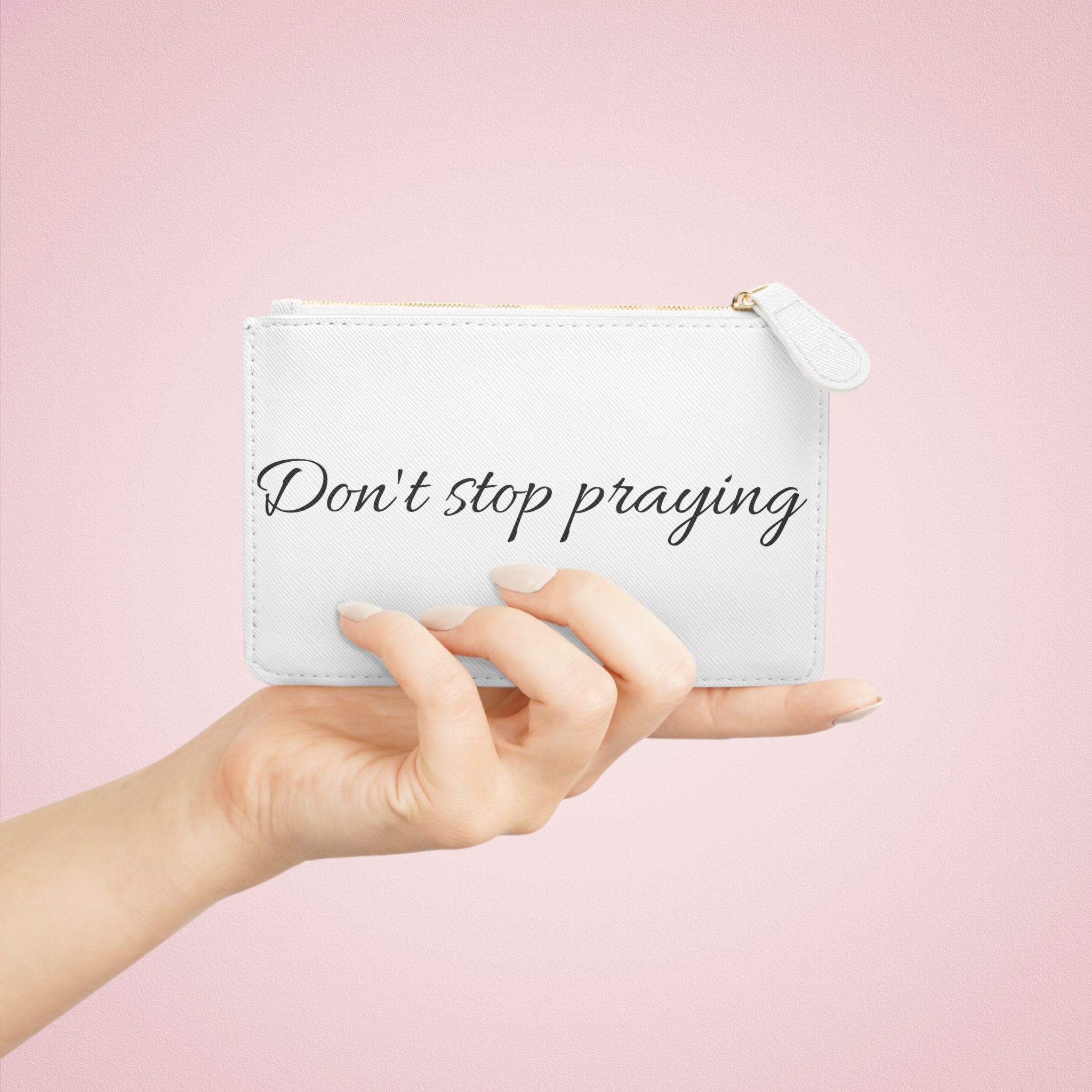 Mini Clutch Bag - Don’t Stop Praying