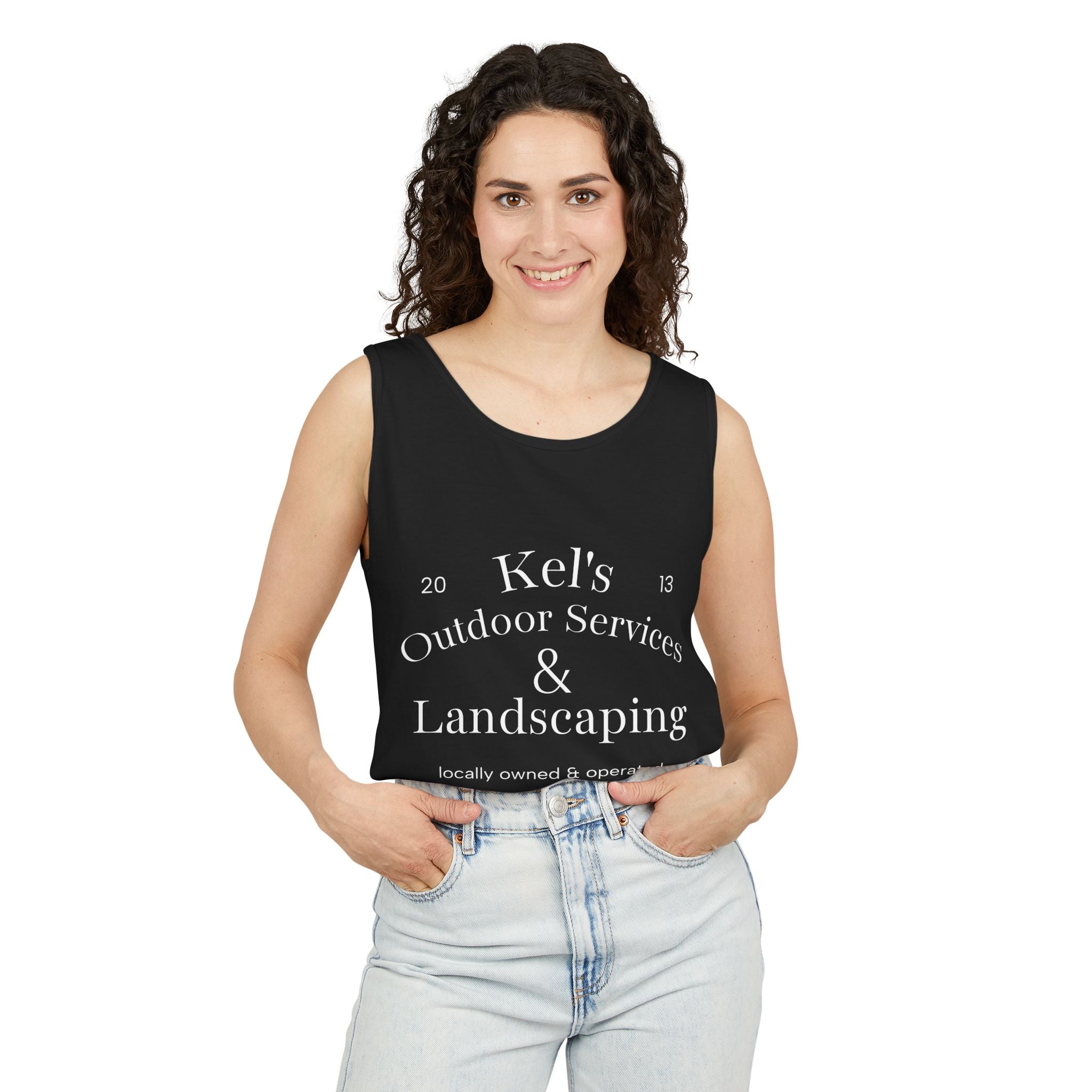 Garment-Dyed Tank Top - Kel’s Outdoor Services & Landscaping
