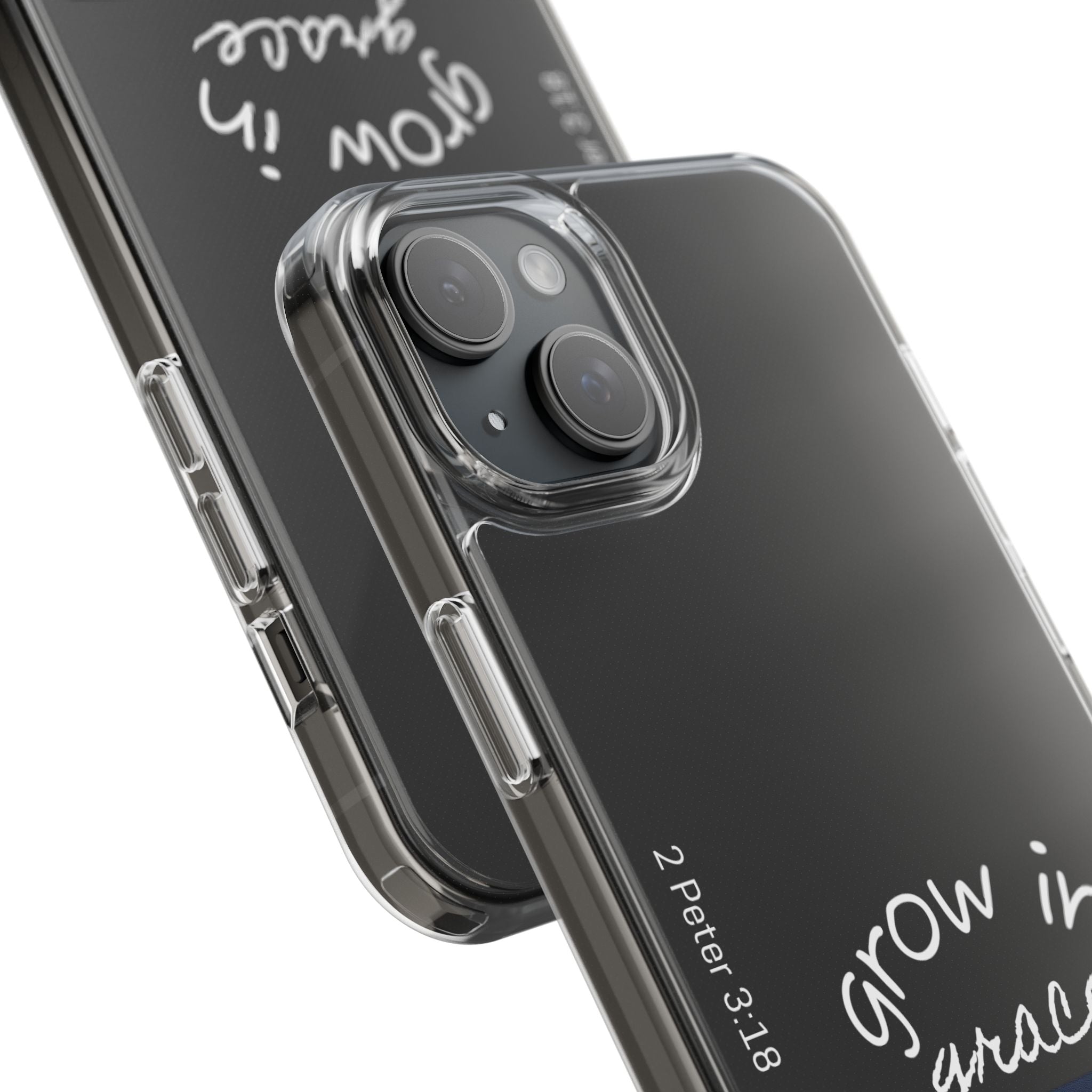 Clear Impact-Resistant Case - Grow in Grace
