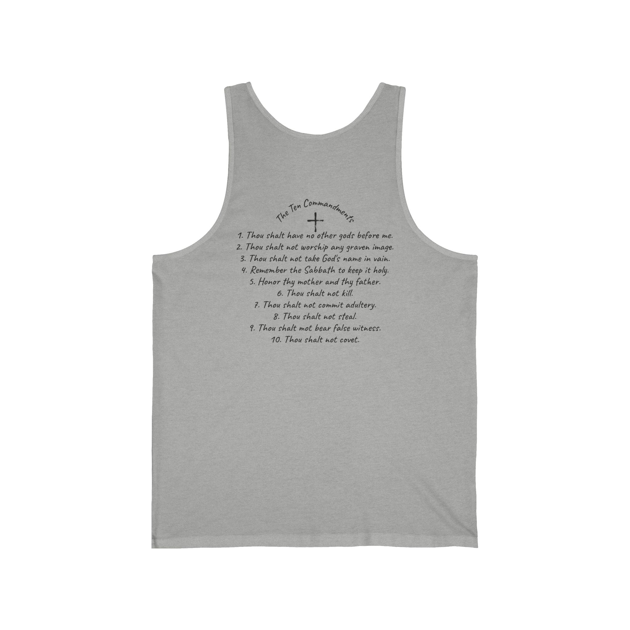 Jersey Tank - Ten Commandments