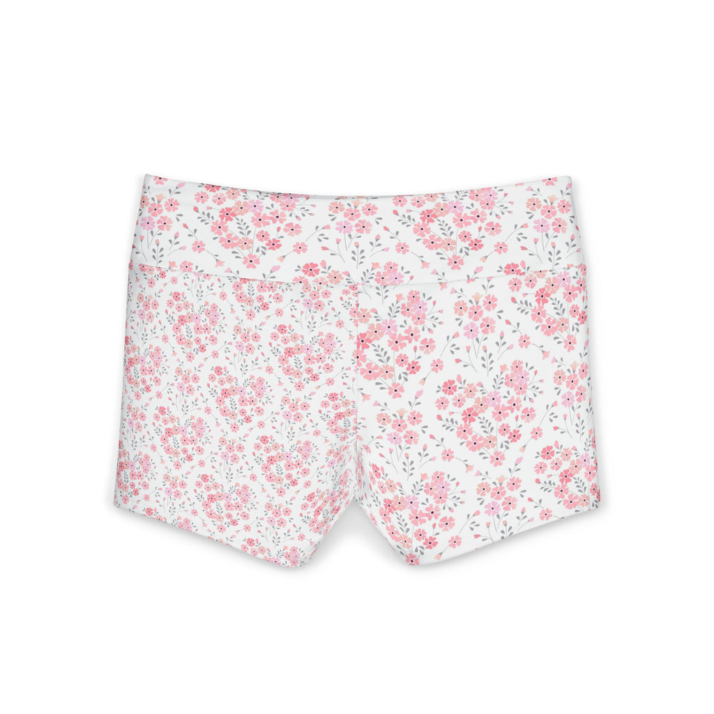 Women's Polyester Yoga Shorts - Walk by Faith