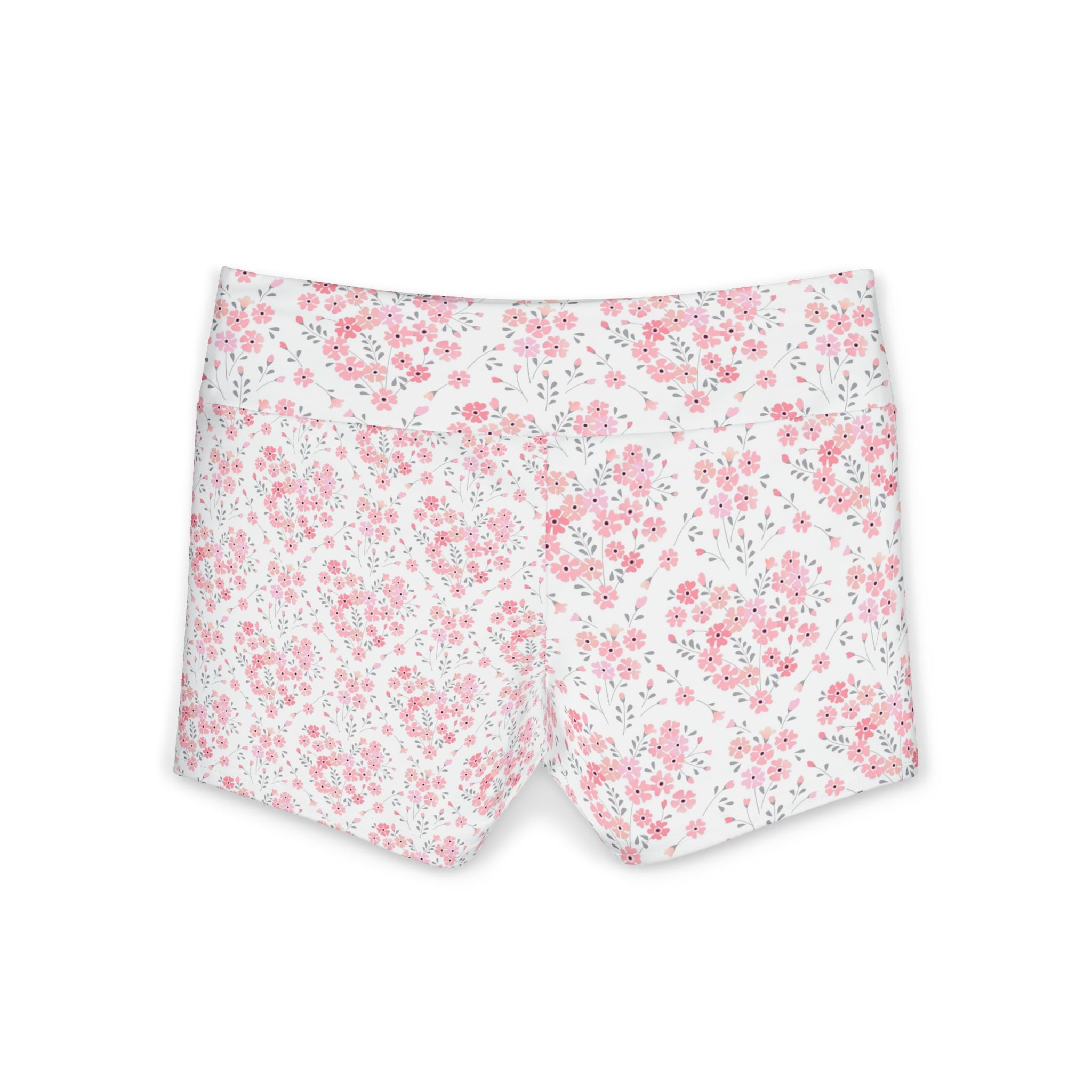 Women's Polyester Yoga Shorts - Walk by Faith