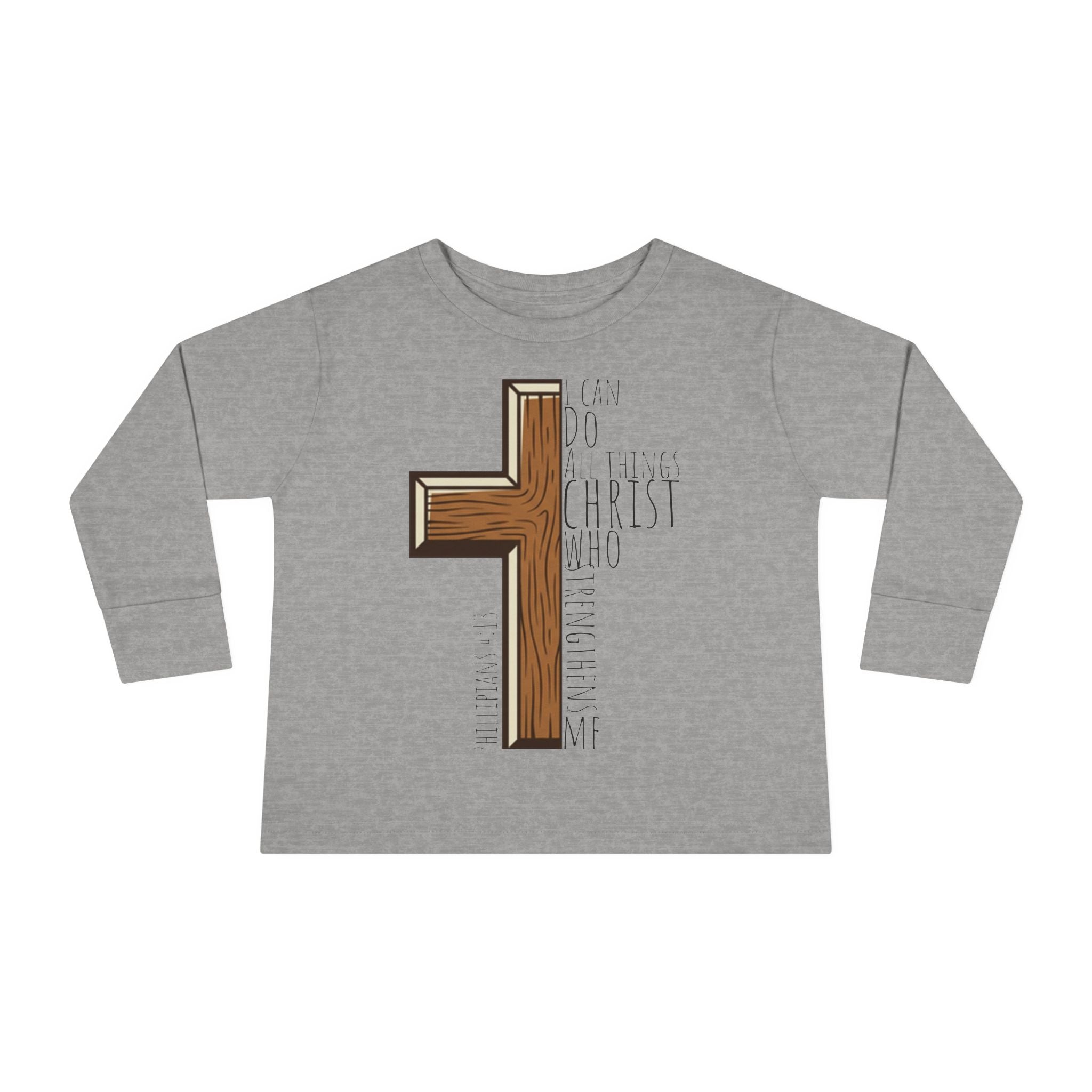 Toddler Long Sleeve Tee - I can do all things