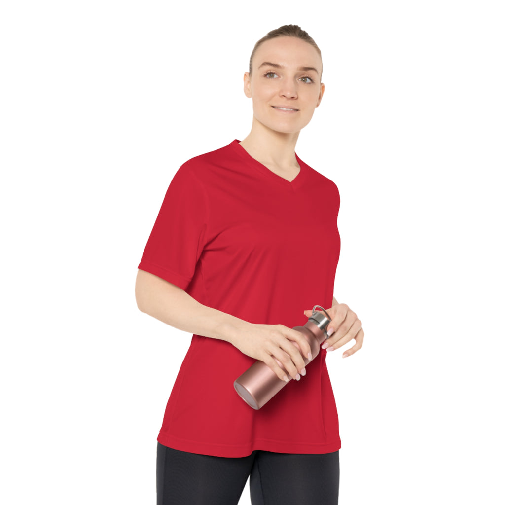 Women's Performance V-Neck T-Shirt - Be Still & Know