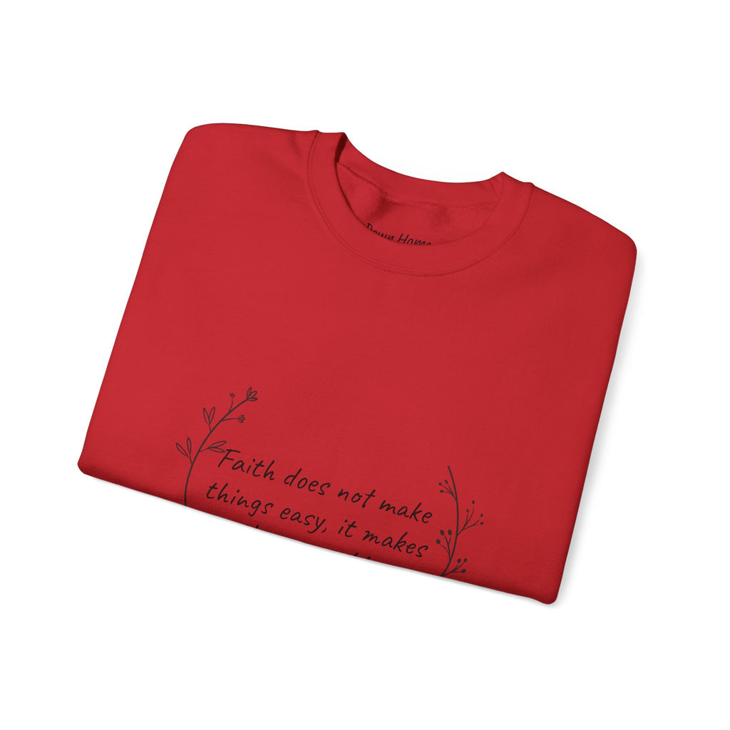 Heavy Blend™ Crewneck Sweatshirt - Luke 1:37