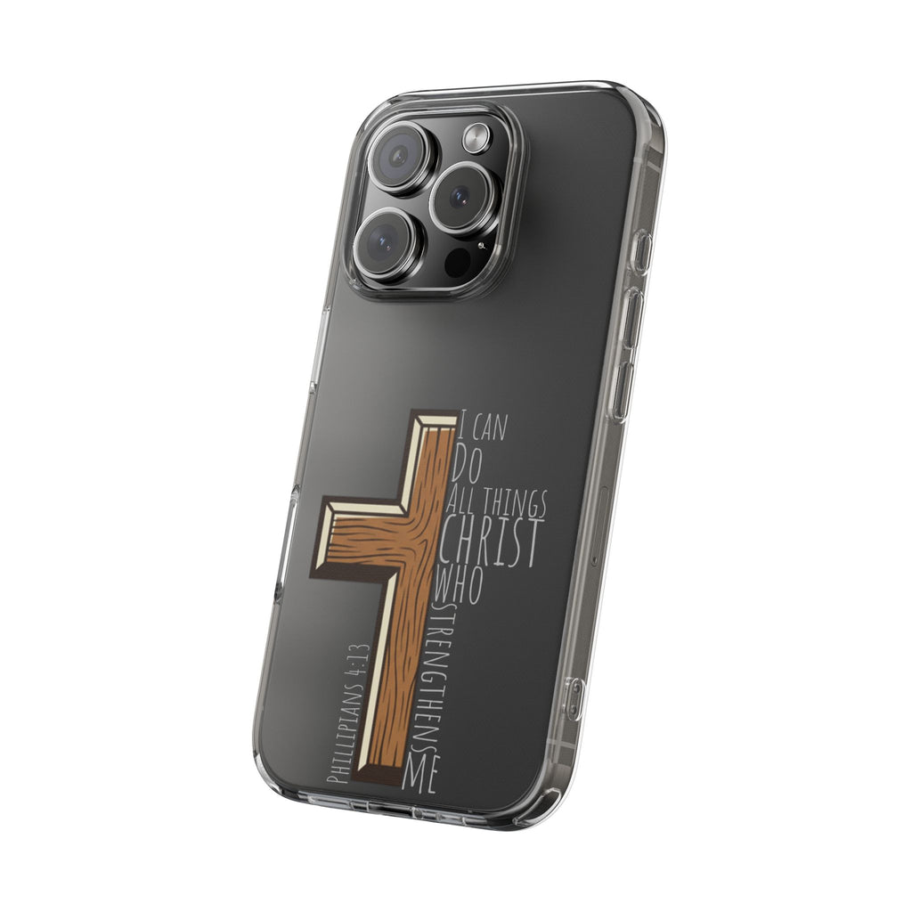 Clear Impact-Resistant Case - I Can Do All Things
