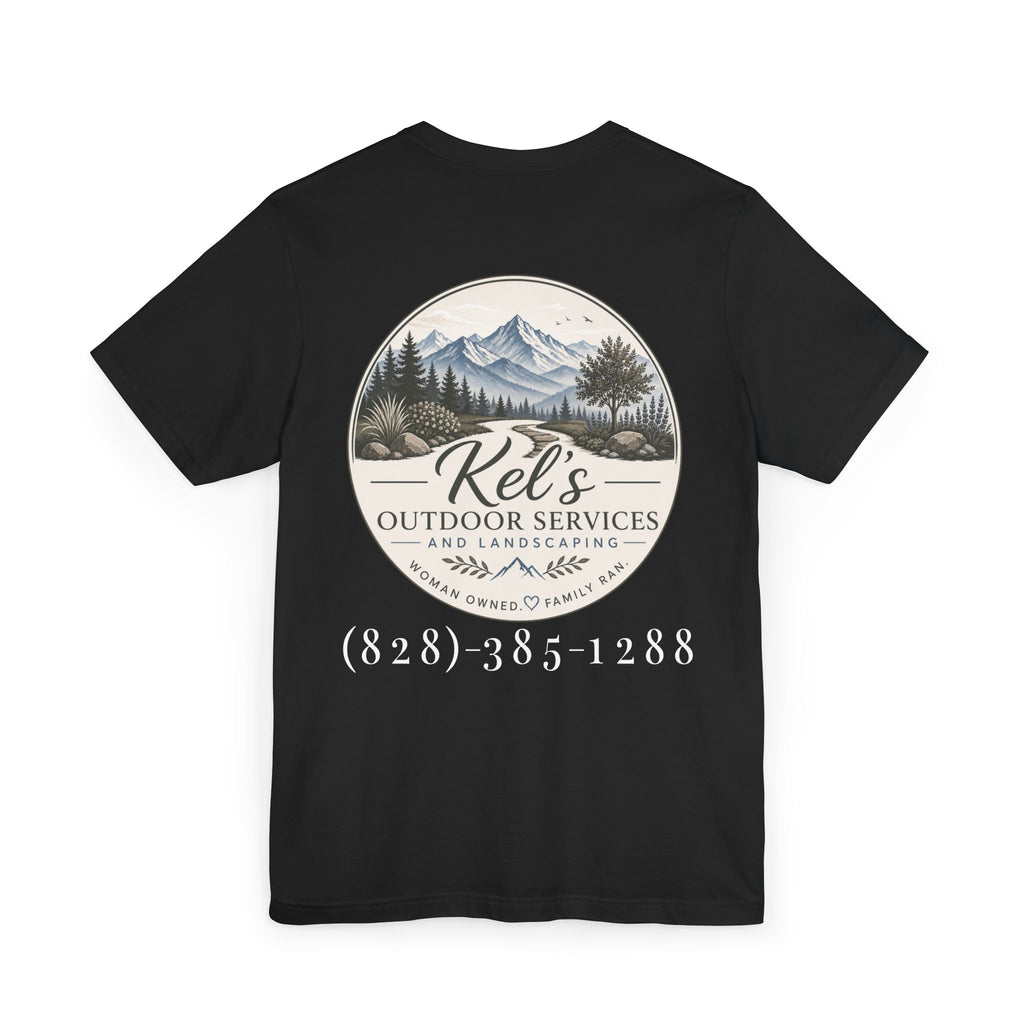 Unisex T-Shirt - Kel’s Outdoor Services and Landscaping (black)