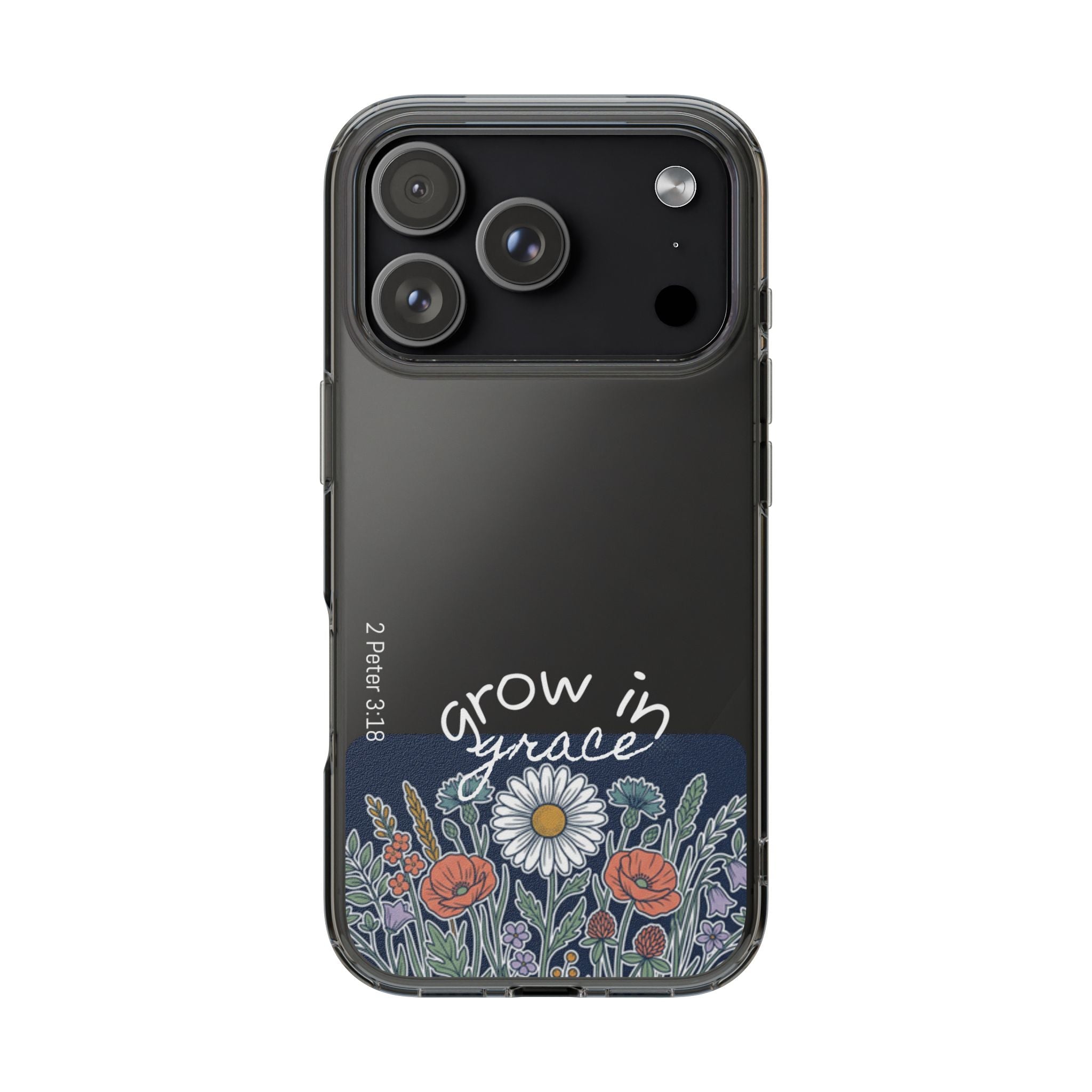 Clear Impact-Resistant Case - Grow in Grace