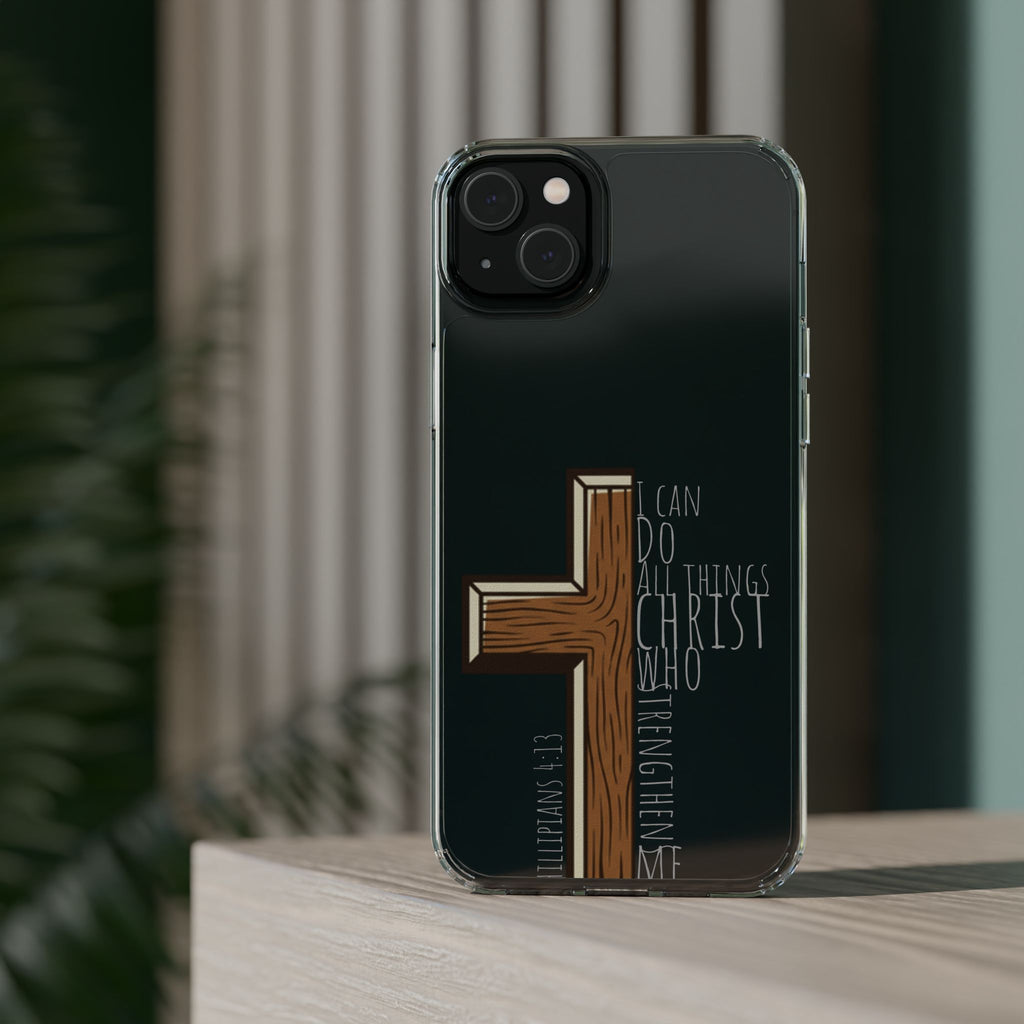 Clear Impact-Resistant Case - I Can Do All Things