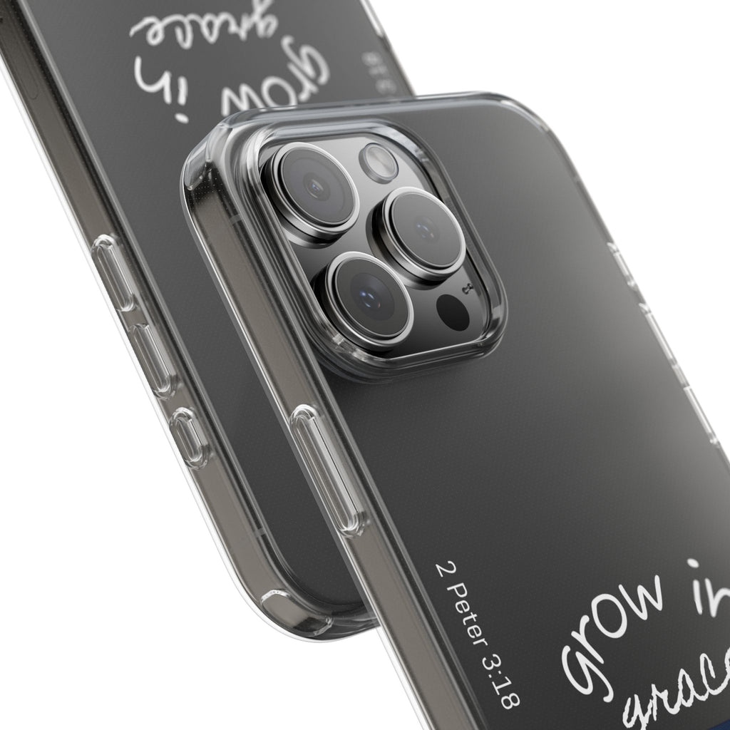 Clear Impact-Resistant Case - Grow in Grace