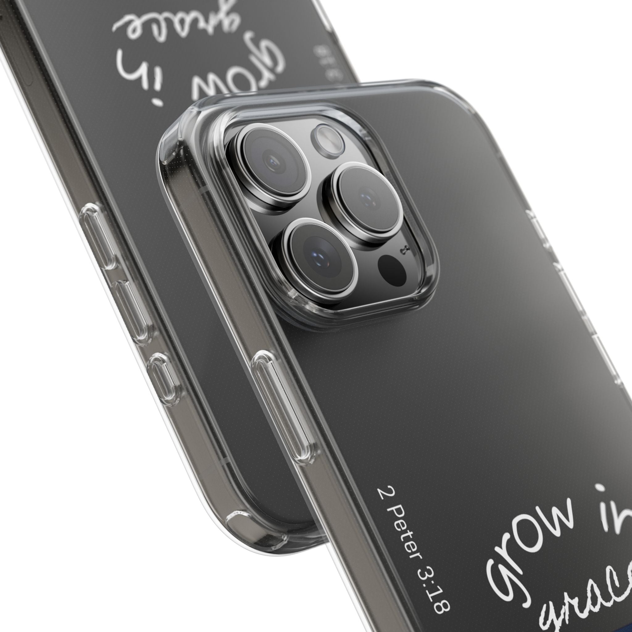 Clear Impact-Resistant Case - Grow in Grace