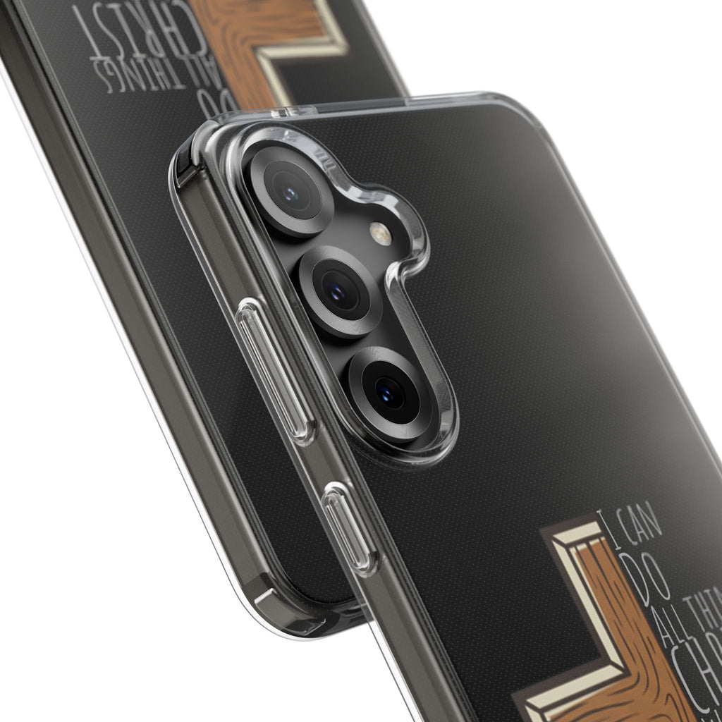 Clear Impact-Resistant Case - I Can Do All Things