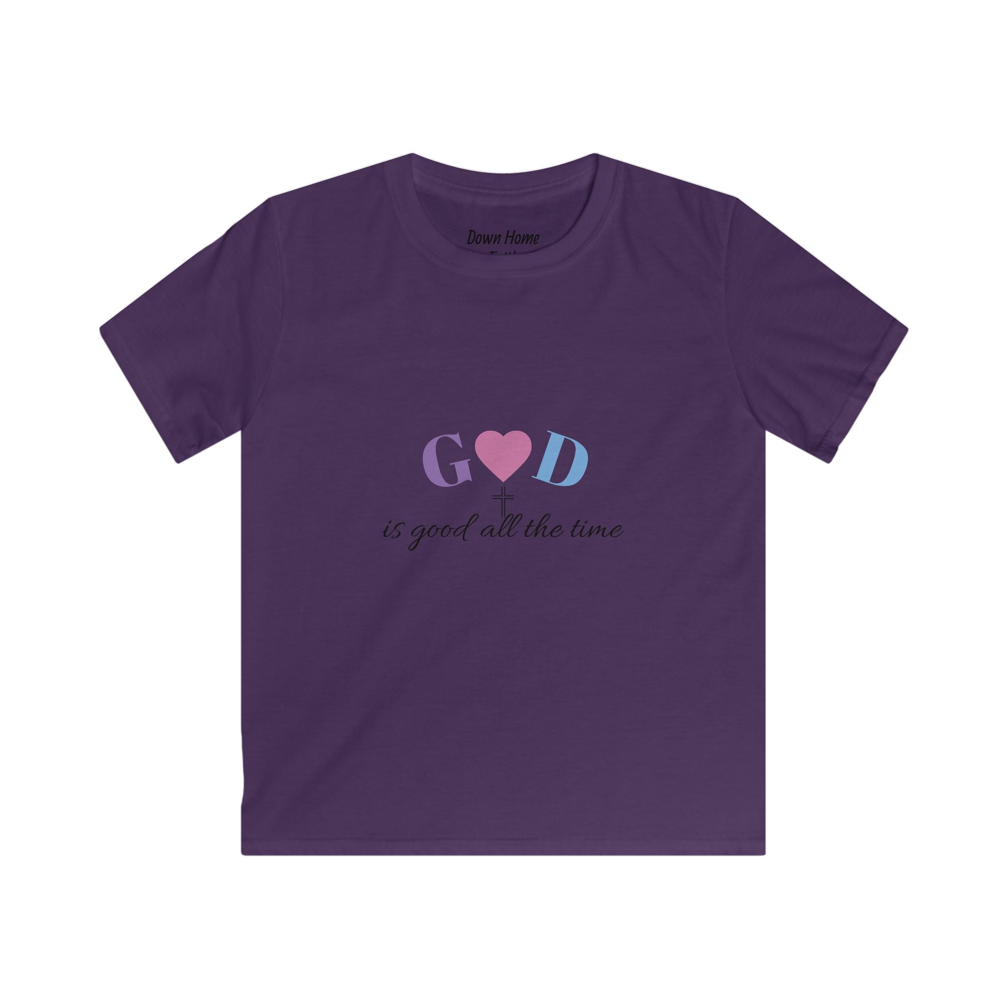 Kids Softstyle Tee - God is good all the time