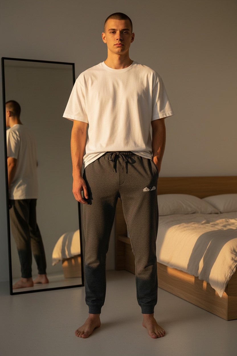 Fleece Sweatpants (Embroidery) - Be Still