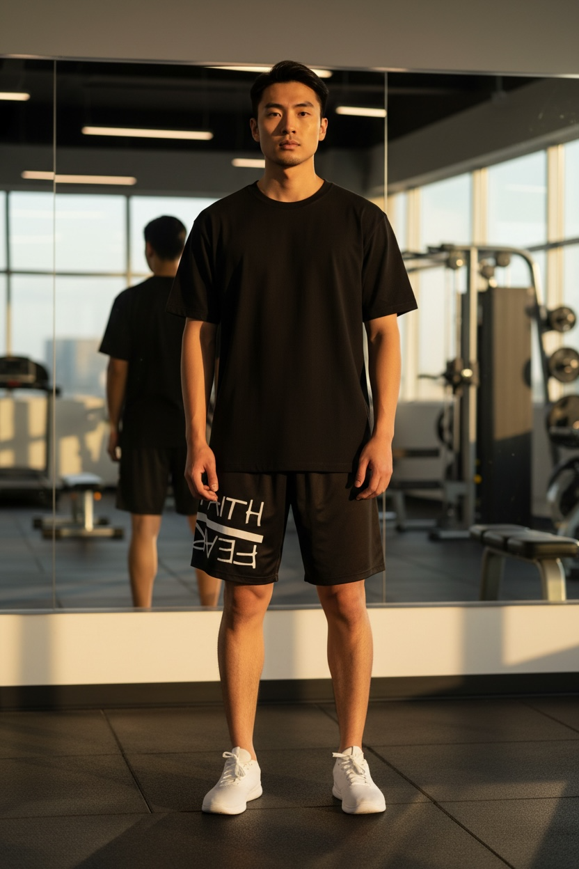 Men’s Sports Shorts - Faith Over Fear